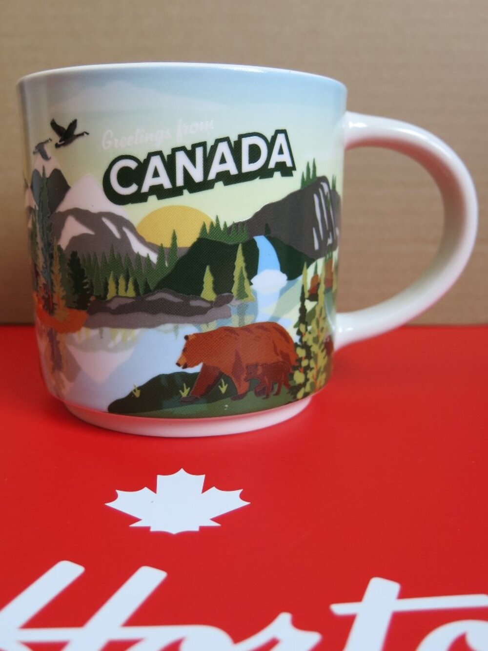 Tim Hortons Tims Canada Collection " Canada " 2026 Ceramic Coffee Tea Mug Cup